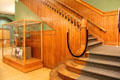 Stairway in Vermont History Center. Barre, VT.