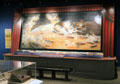 Grand Panorama of the Civil War on screen which scrolls from battle to battle by Charles Andrus of VT at Vermont History Center. Barre, VT.
