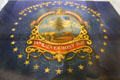 Regimental flag of 14th Regiment Vermont Infantry at Vermont History Center. Barre, VT.