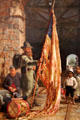 Return of the Flag painting by Thomas Waterman Wood at Vermont History Center. Barre, VT.
