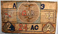 Hooked rug with GAR design at Vermont History Center. Barre, VT.