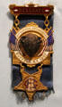 GAR badge for 31st national encampment in Buffalo, NY at Vermont History Center. Barre, VT.