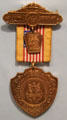 GAR badge for 28th national encampment in Pittsburgh, PA at Vermont History Center. Barre, VT.