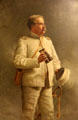 Admiral Charles Clark painting by Thomas Waterman Wood at Vermont History Center. Barre, VT.