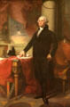 Portrait of George Washington by George Gassner after Gilbert Stuart in House of Representatives at Vermont State House. Montpelier, VT.