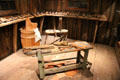 Tools from Kent's Shoe Shop at Vermont History Museum. Montpelier, VT.