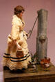 Automaton in form of woman pumping water from France at Shelburne Museum. Shelburne, VT