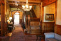 Foyer at Marsh-Billings-Rockefeller Mansion. Woodstock, VT.