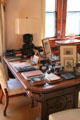 Desk in library at Marsh-Billings-Rockefeller Mansion. Woodstock, VT.