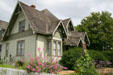 Front view of Hovander Homestead house. Ferndale, WA.
