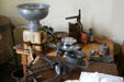 Various utensils in kitchen of Hovander Homestead house. Ferndale, WA.