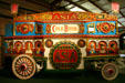 Antique Asia wagon of Cole Bros. circus at Circus World Museum. Baraboo, WI.