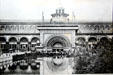 Print of Louis Sullivan's Transportation Building at World's Columbian Exposition at Columbus Museum. Columbus, WI.