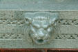 Lion's face on Farmer's & Merchant's Union Bank. Columbus, WI.