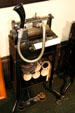 Antique Dictaphone with wax cylinders in museum of Farmer's & Merchant's Union Bank. Columbus, WI.