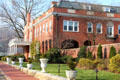 Rear view of West Virginia Governor's Mansion. Charleston, WV.