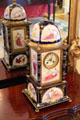 German ormolu porcelain mantel clock made by Old Berlin in ballroom at West Virginia Governor's Mansion. Charleston, WV.