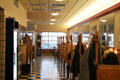 Booths in Quarrier Diner in Charleston, WV.