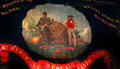 Flag commemorating battles fought by 1st WV Veteran Infantry at West Virginia State Museum. Charleston, WV.