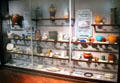 Collection of WV pottery at West Virginia State Museum. Charleston, WV.