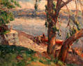 Shad Boat painting by John Fulton Folinsbee at Huntington Museum of Art. Huntington, WV.