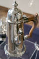 Silver coffee pot by Michael Boult of Britain at Huntington Museum of Art. Huntington, WV.
