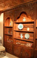 Inlaid cabinet in Damascus Room at Huntington Museum of Art. Huntington, WV.