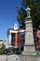 Marshall County Court House & Civil War Monument. Moundsville, WV.