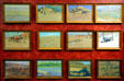 Oil studies for paintings by Frederic Remington at Buffalo Bill Center of the West. Cody, WY.