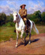 Col. William F. Cody portrait by Rosa Bonheur of France at Buffalo Bill Center of the West. Cody, WY.