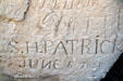 Signature of S.H. Patrick June 5 1850 on Register Cliff along Oregon Trail. WY.