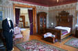 Master bedroom of Laramie Plains Museum. Laramie, WY.