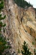 Rock formations in Grand Canyon of Yellowstone National Park. WY.