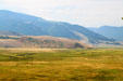 Valley floor seen from National Wildlife Museum of Art. Jackson, WY.