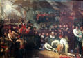 Death of Nelson painting by Benjamin West at Walker Art Gallery. Liverpool, England.