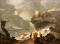 Ceyx & Alcyone painting by Richard Wilson at National Museum of Wales. Cardiff, Wales.