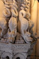 Sculpture formed of beasts & swans at Penrhyn Castle. Bangor, Wales.