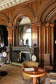 Library at Penrhyn Castle. Bangor, Wales.