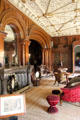 Library at Penrhyn Castle. Bangor, Wales.