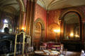 Large mirrors with decorative frames in Drawing Room at Penrhyn Castle. Bangor, Wales.