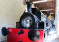Hawarden Saddle Tank locomotive built by John Summers & Sons Ltd. for Globe Ironworks In Stalybridge where it was in service for 64 yrs. at Penrhyn Castle Rail Museum. Bangor, Wales.