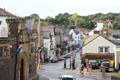 Shopping St in historic core. Conwy, Wales.