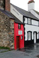 The Smallest House in Great Britain just 180cm wide, lived in until 1900. Conwy, Wales.