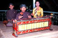 Entertainers with gamelan perform. Jogyakarta, Indonesia.