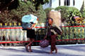 Methods of carrying packages. Jogyakarta, Indonesia.