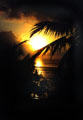 Sunrise over the beach. Bali, Indonesia.