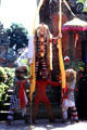 Barong dance tells story of good versus evil. Bali, Indonesia.