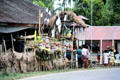 Funeral decorations. Bali, Indonesia.