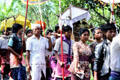 People in religious processing. Bali, Indonesia.