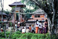 Religious day at Balinese temple. Bali, Indonesia.
